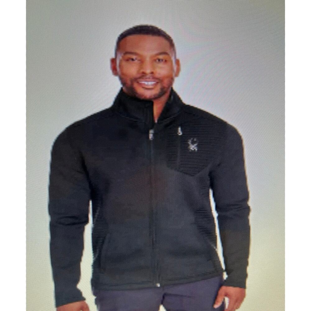 Men,s Spyder Half Zip Pullover Sweater - size XL